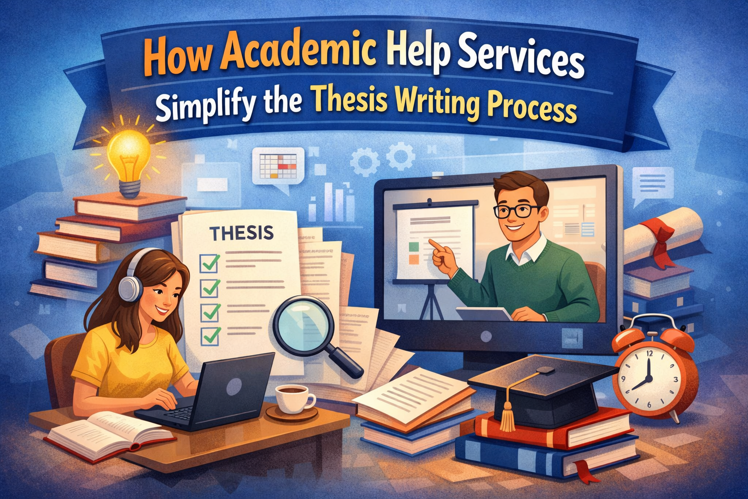 How Academic Help Services Simplify the Thesis Writing Process