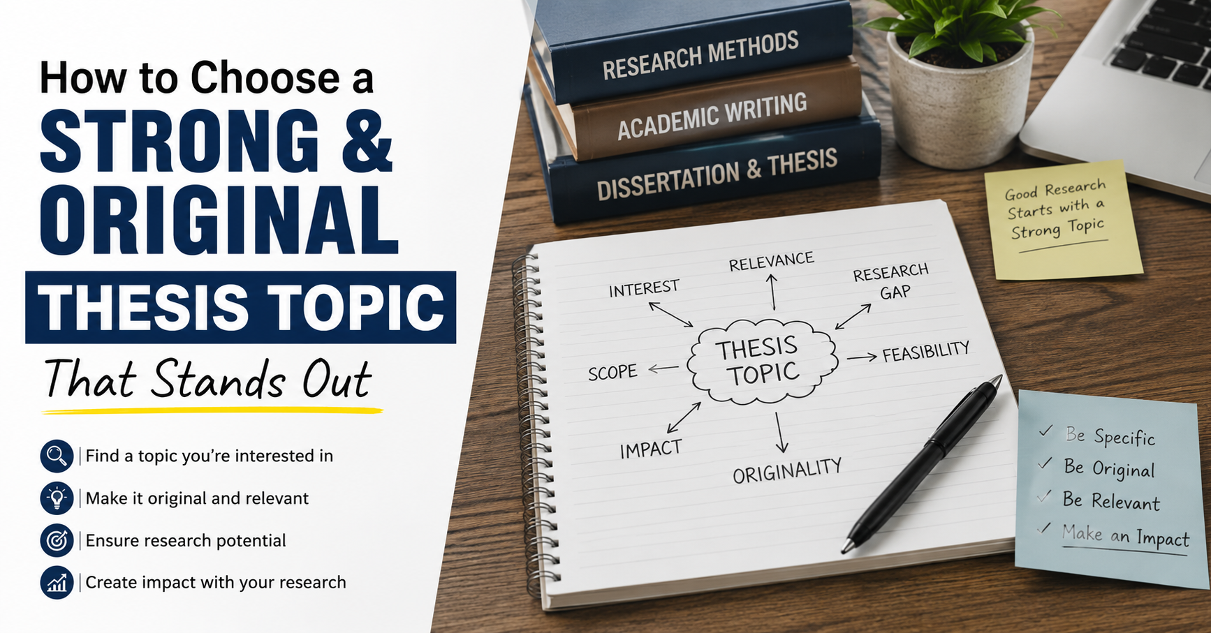 Choose a Strong & Original Thesis Topic Expert Guide